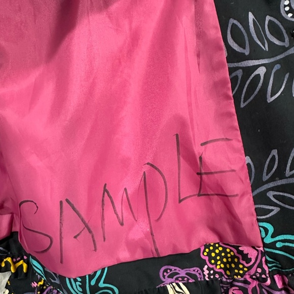 REDD Jeans Women's Sequin Multi Color Floral Print Jacket Blazer - Picture 11 of 11